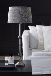 Blakesley Oval Lampskärm Mörkgrå - Hallbergs Belysning