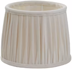 Anastacia Plisserad Lampskärm Offwhite – Hallbergs Belysning