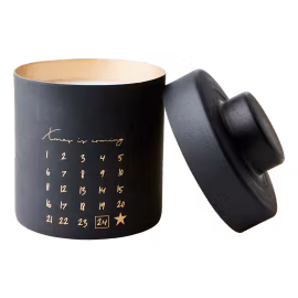 Doftljus Cinnamon & Apple, Svart – Affari of Sweden