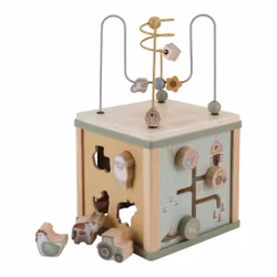 Aktivitetskub Baby Little Farm - Little Dutch