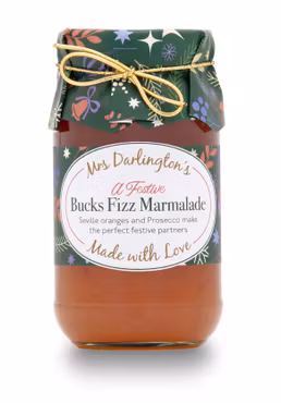Bucks Fizz – Apelsin & Prosecco Marmelad – Mrs Darlington’s 340 g
