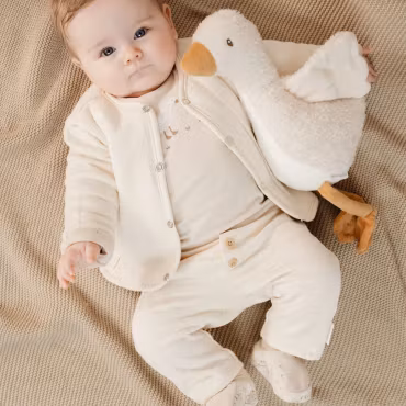 Byxor – Beige – Newborn Naturals (Little Dutch)