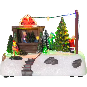 Panorama Iceville – Julby med musik & roterande julgran | LED