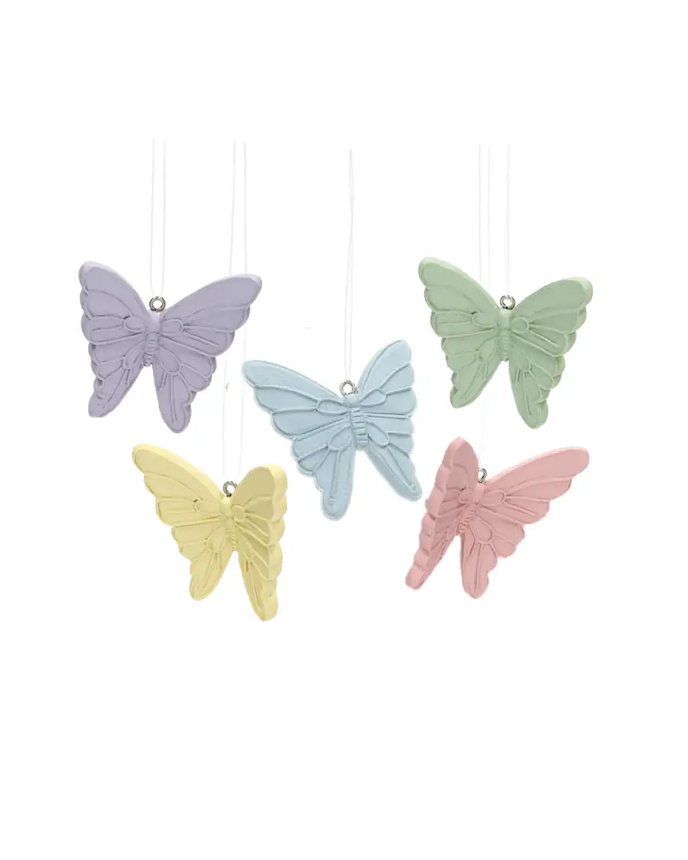 Hänge Fjäril mix – färgglada dekorationsfjärilar
