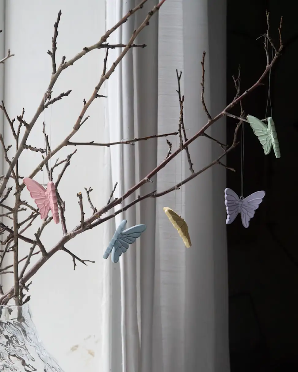 Hänge Fjäril mix – färgglada dekorationsfjärilar