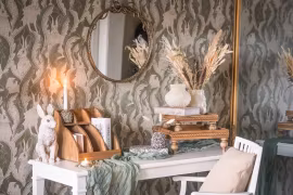 Vas glas snäcka – vit dekorativ glasvas