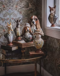 Byst Basset hund – dekorativ figurin