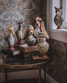 Byst Basset hund – dekorativ figurin