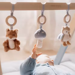 Babygym Blå Forest Friends – Little Dutch aktivitetsställ i trä