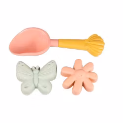 Strandset spade & sandformar – Blommor & Fjärilar Little Dutch