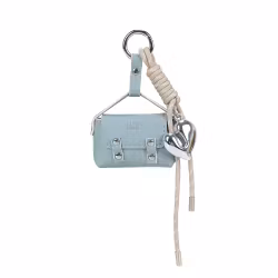 Bagcharm Nyckelring med minibag & hjärta