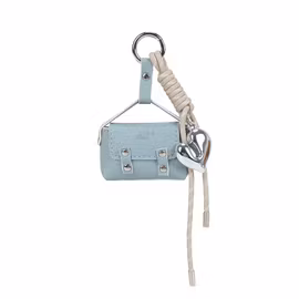 Bagcharm Nyckelring med minibag & hjärta