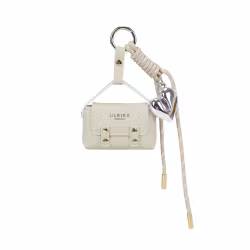 Bagcharm Nyckelring med minibag & hjärta