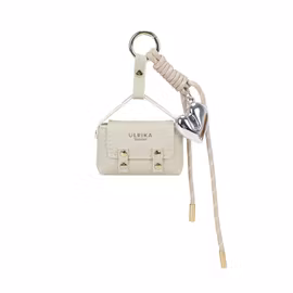 Bagcharm Nyckelring med minibag & hjärta