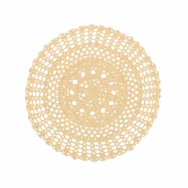 Handvirkad Rund Bordstablett