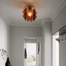 Gemma Taklampa 45 cm Brun Glas