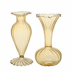 TEA Minivas gul i glas – liten dekorativ vas