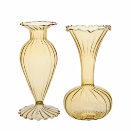 TEA Minivas gul i glas – liten dekorativ vas