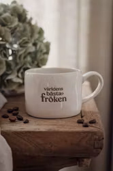 Mugg Världens bästa fröken – Majas stengodsmugg 3 dl | Present till fröken