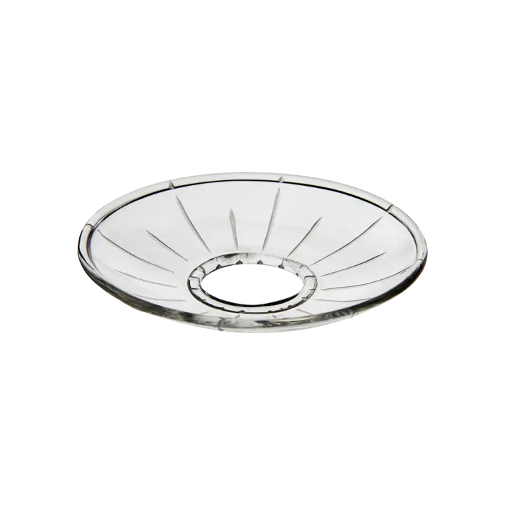 Ljusmanschett TINGLE – Klar glasmanschett till kronljus