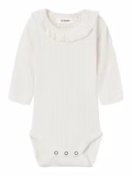 Body Coconut Milk med volang – Ekologisk bomull & TENCEL™ Modal | Lil'Atelier