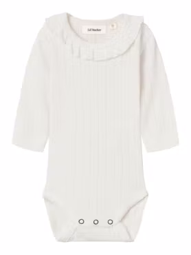 Body Coconut Milk med volang – Ekologisk bomull & TENCEL™ Modal | Lil'Atelier