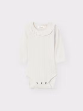 Body Coconut Milk med volang – Ekologisk bomull & TENCEL™ Modal | Lil'Atelier
