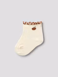 Strumpor Baby Vita Turtledove Apple – Ekologisk bomull | Lil'Atelier