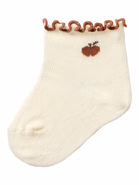 Strumpor Baby Vita Turtledove Apple – Ekologisk bomull | Lil'Atelier