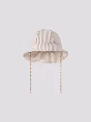 UV-hatt Oxford Tan – Solskydd för barn | Lil'Atelier
