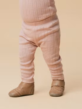 Leggings Baby Misty Rose – Ekologisk bomull & TENCEL™ Modal | Lil'Atelier