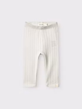 Leggings Baby Coconut Milk – Ekologisk bomull & TENCEL™ Modal | Lil'Atelier
