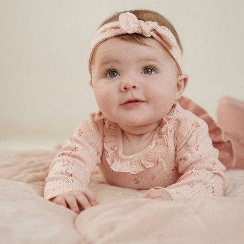 Little Dutch Sparkdräkt Baby Fairy Garden Rosa Pointelle