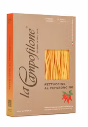 La Campofilone Fettuccine med Chili Äggpasta 250 g – Italiensk äggpasta med peperoncino