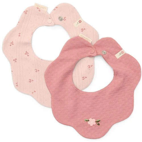 Haklappar Baby 2-pack Multi Pink - Little Dutch