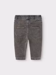 Lil' Atelier Lulia loose fit baby jeans – Medium Grey Denim