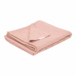 Stickad babyfilt Pure Blossom 70 x 100 cm