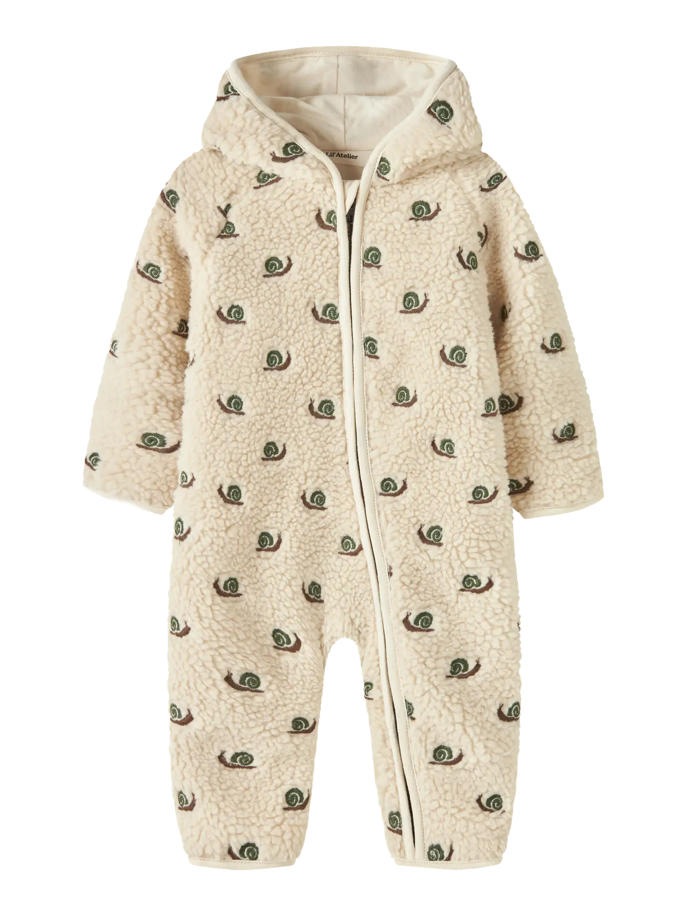 Nalo teddyoverall – Turtledove Snail - Lil' Atelier
