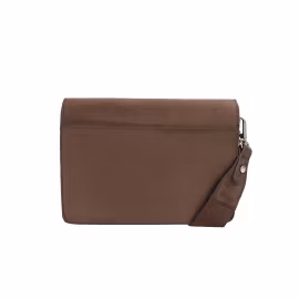 Ulrika Design Suede Crossbody Boxväska Mörkbrun – mockaliknande axelväska