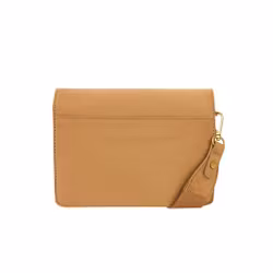Ulrika Design Suede Crossbody Boxväska Cognac – mockaliknande axelväska