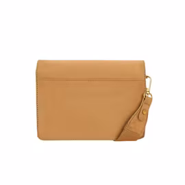 Ulrika Design Suede Crossbody Boxväska Cognac – mockaliknande axelväska
