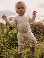 Lil' Atelier Noel Nia leggings i merinoull – Morganite Heart