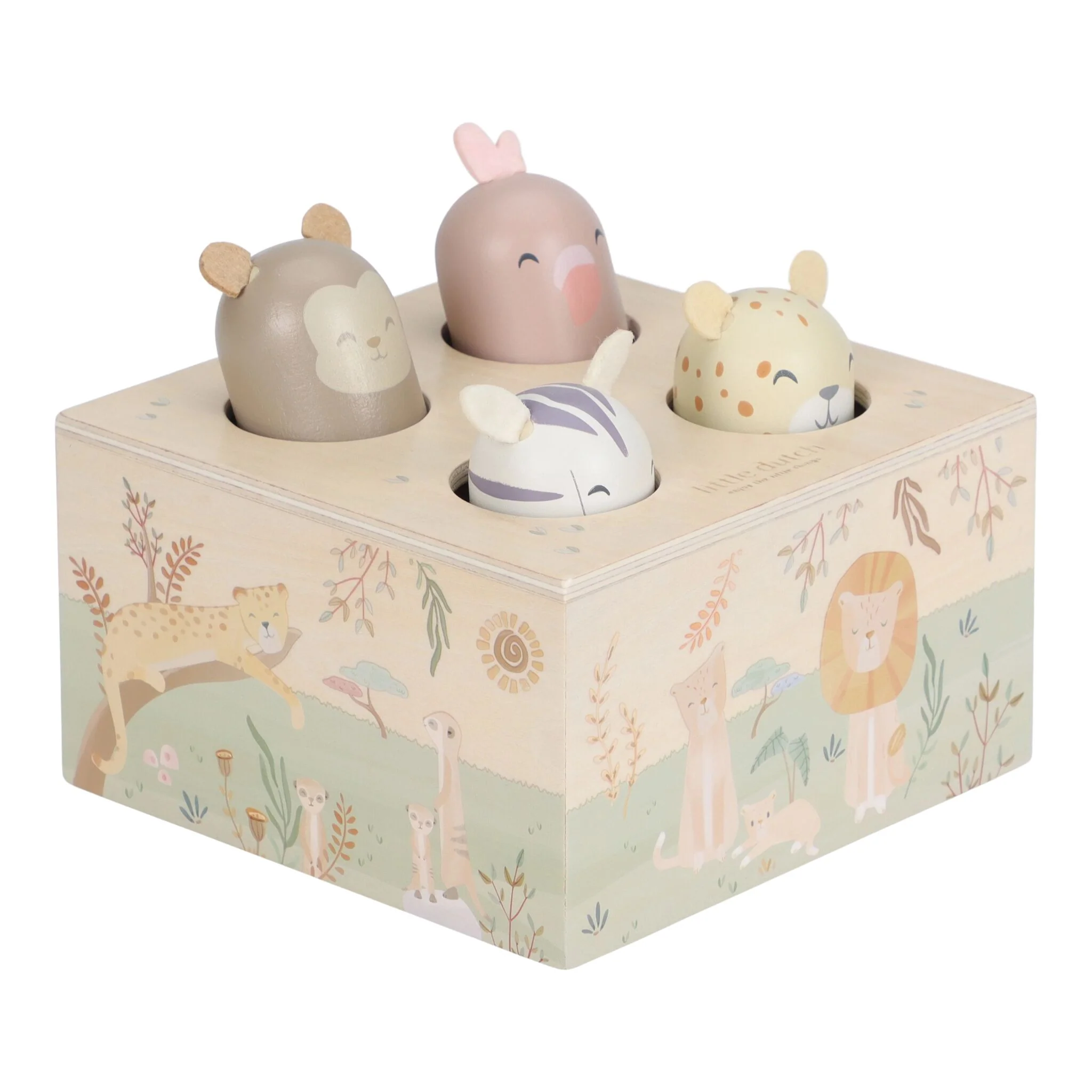 Little Dutch Pop-up leksak Safari Friends