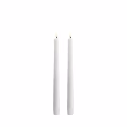 UYUNI Outdoor LED Kronljus Vit 2-pack 2,3 × 25 cm
