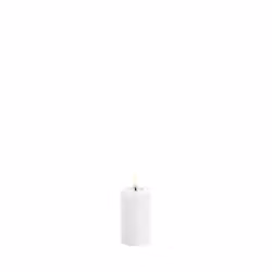 UYUNI LED Blockljus Nordic White 5 × 7,5 cm
