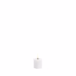 UYUNI LED Blockljus Nordic White 5 × 4,5 cm