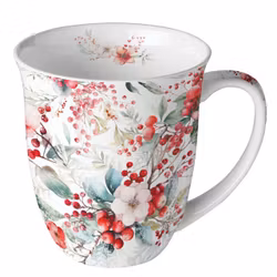 Winter Berries – mugg med vintermotiv, 0,4 liter