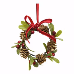 Weston JUL – liten dekorationskrans, 11 × 3 cm
