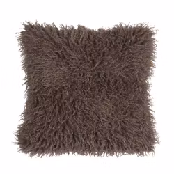 Curly kuddfodral i fuskpäls 48x48 cm – Fondaco