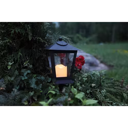 LED-gravlykta Serene – svart, 40 cm